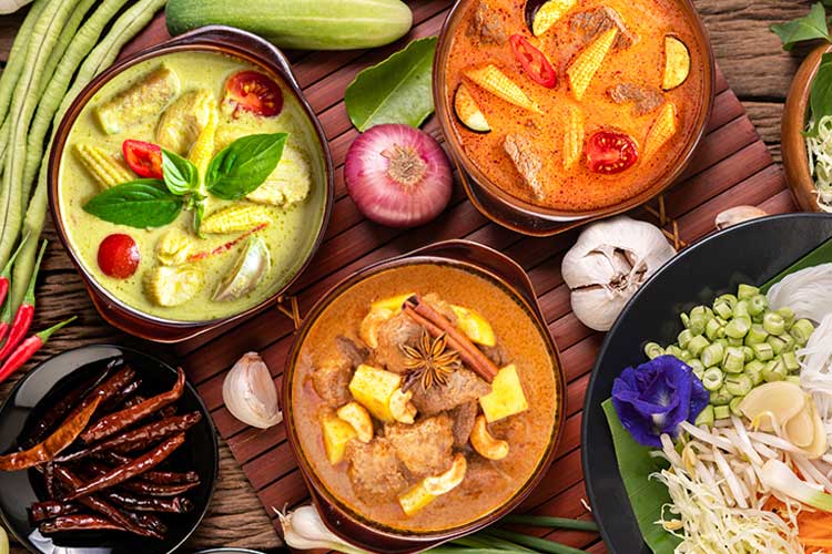 Recette Curry thaï rouge aux légumes